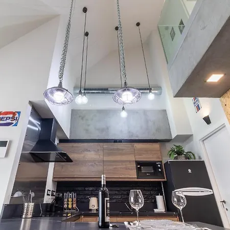Apartment Flatguest Industrial Loft By Marina - Wifi *